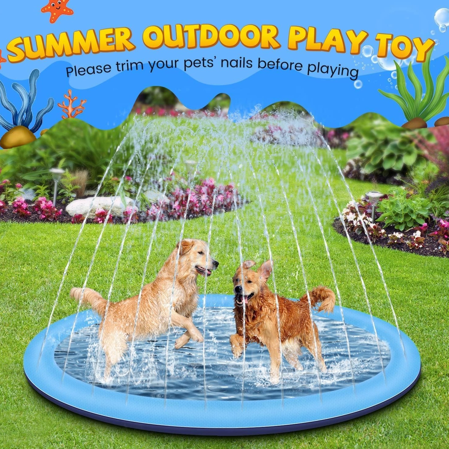 Inflatable Splash Pad Water Toy: image 7